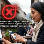 Estos son los errores digitales que más cometen los ecuatorianos y cómo evitarlos